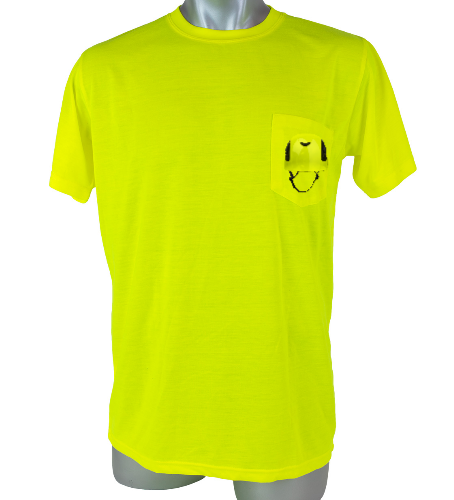 High Visibility Yellow Safety Short Sleeve ShirtCustomized