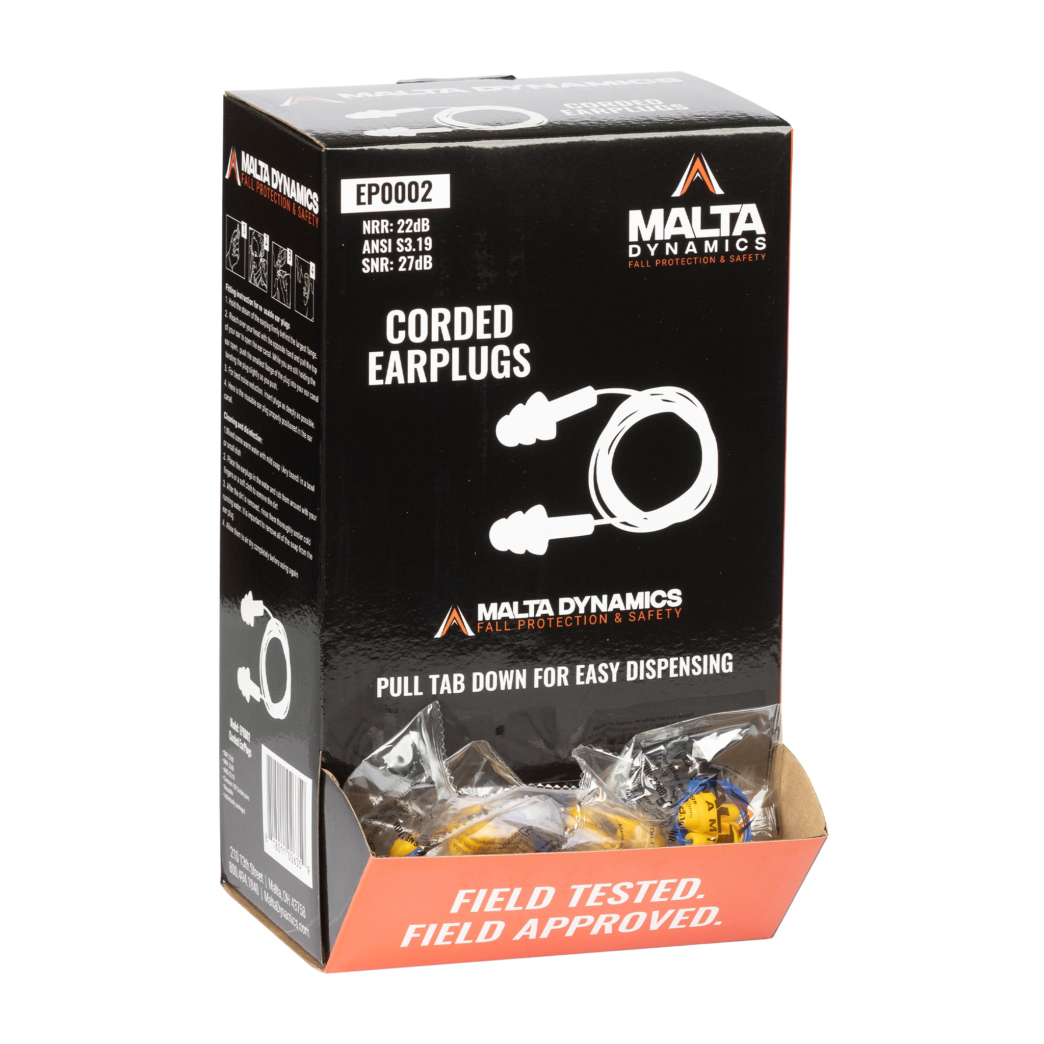 Reusable Corded Earplugs