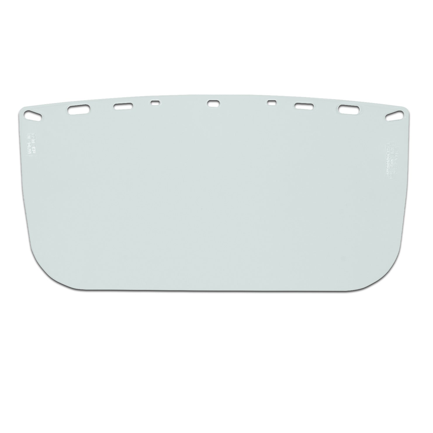 VISOR, ACETATE, CLEAR, FLAT, 8" X 15" X .04"