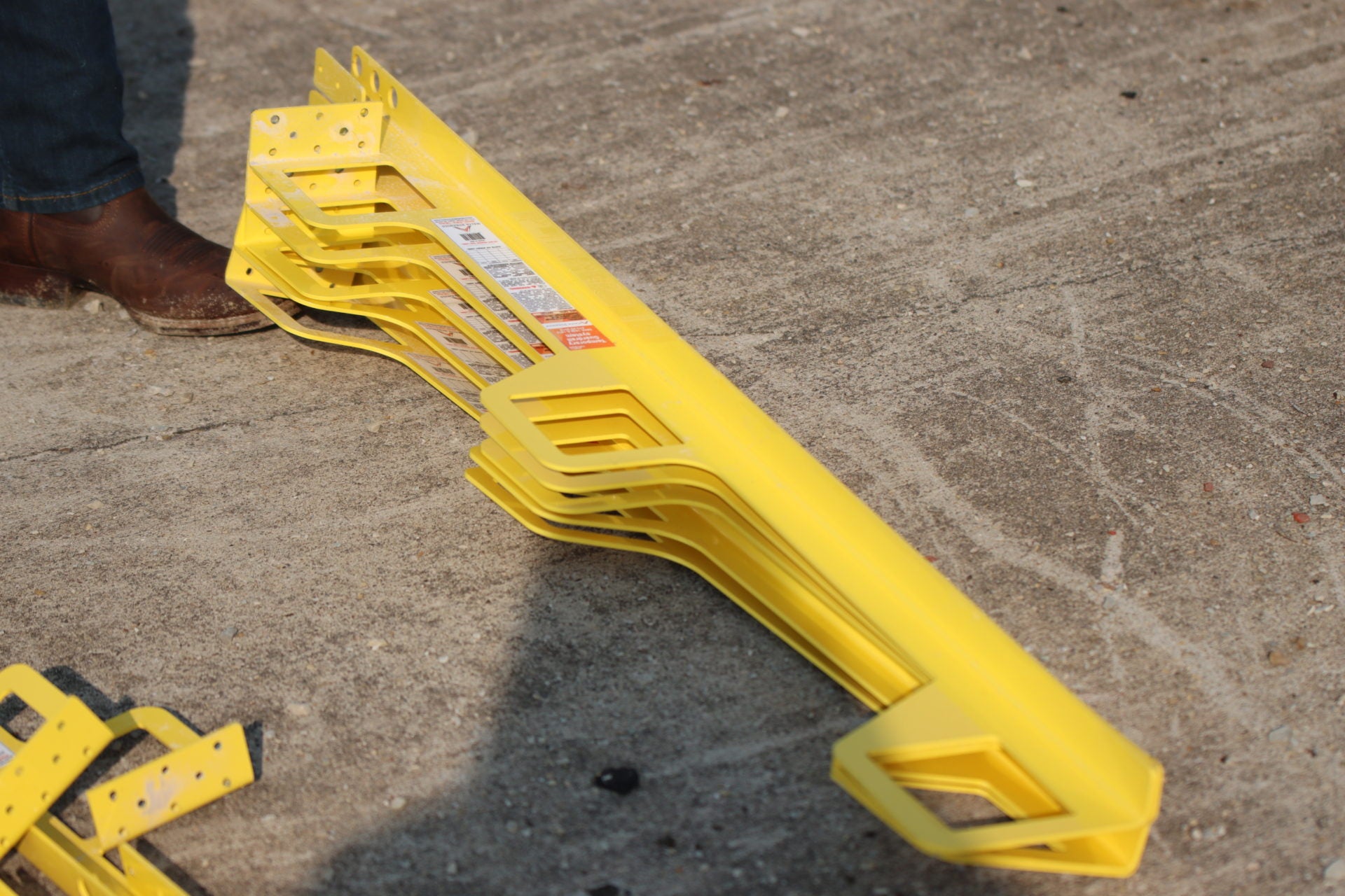 Temporary Guardrail Post
