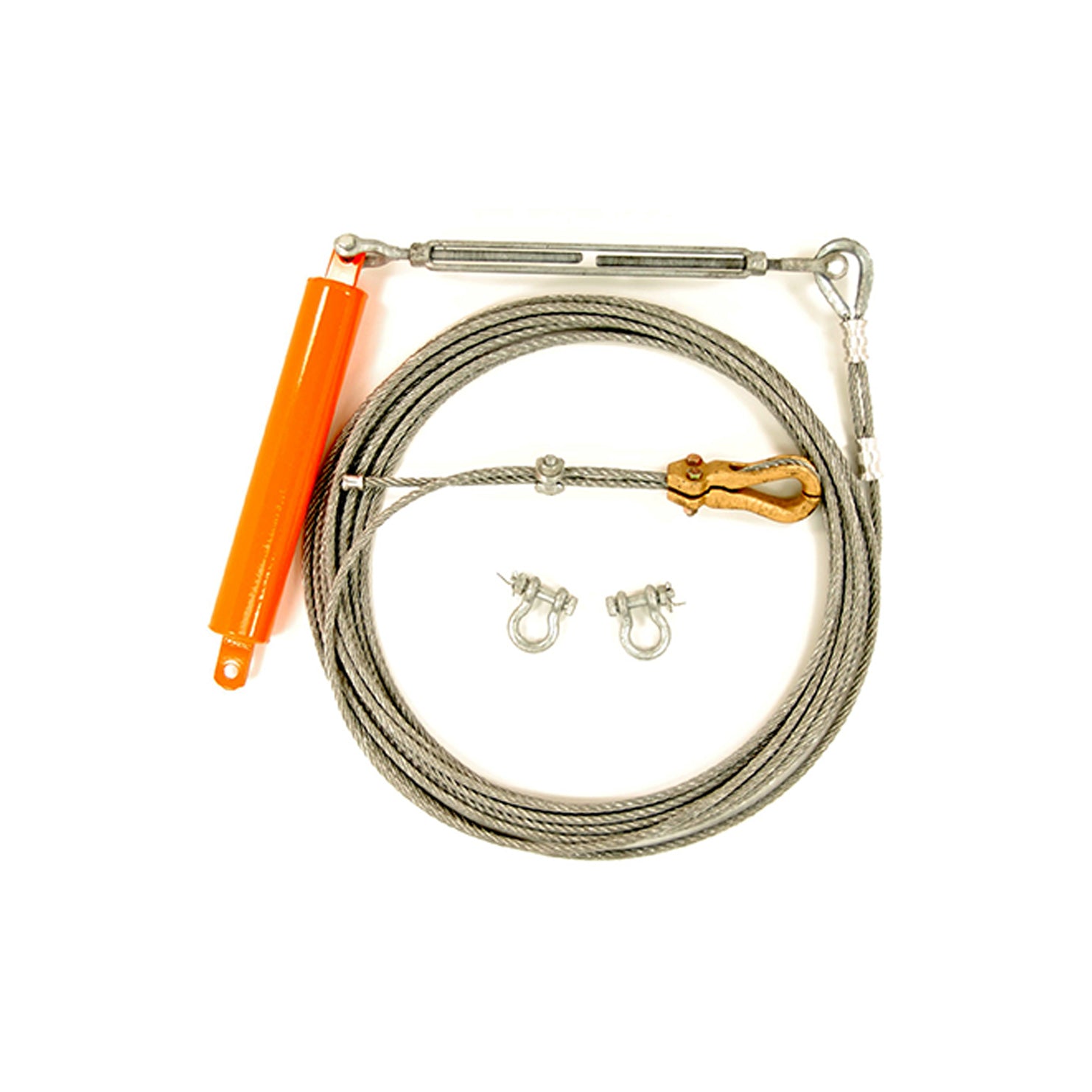 60' ADJUSTABLE TEMPORARY HORIZONTAL LIFELINE SYSTEM